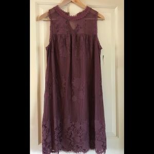 Xl burgundy lace dress